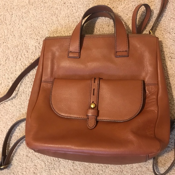 Fossil Bags Fossil Leather Hunter Backpack Poshmark
